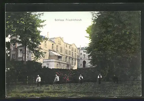 AK Friedrichsruh, Schloss mit Gärtnern