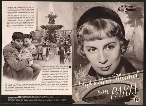 Filmprogramm IFB Nr. 1126, Unter dem Himmel von Paris, Christiane Lenier, Brigitte Auber, Regie: Julien Duvivier