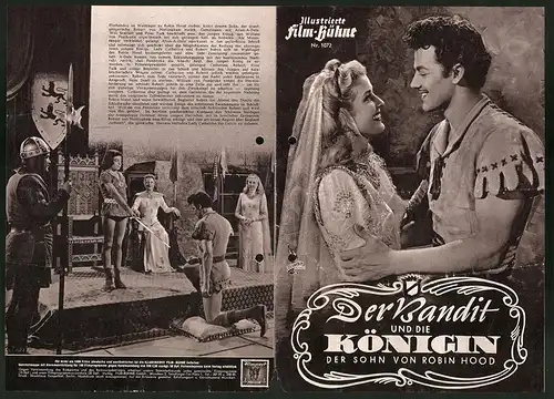 Filmprogramm IFB Nr. 1072, Der Bandit und die Königin, Cornel Wilde, Anita Louise, Regie: George Sherman