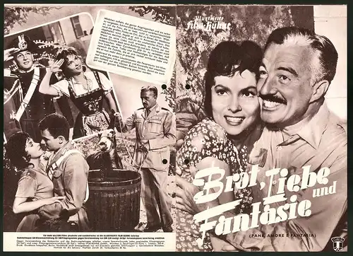 Filmprogramm IFB Nr. 2415, Brot, Liebe und Fantasie, Gina Lollobrigida, Vittorio de Sica, Regie: Luigi Comencini