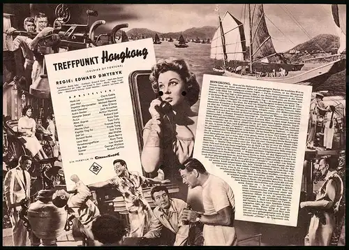 Filmprogramm IFB Nr. 2856, Treffpunkt Hongkong, Clark Gable, Susan Hayward, Regie: Edward Dmytryk