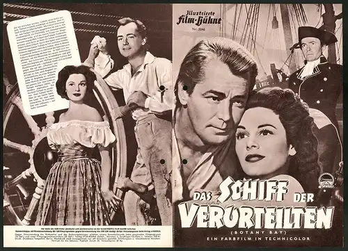 Filmprogramm IFB Nr. 2046, Das Schiff der Verurteilten, Alan Ladd, James Mason, Regie: John Farrow