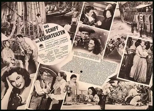 Filmprogramm IFB Nr. 2046, Das Schiff der Verurteilten, Alan Ladd, James Mason, Regie: John Farrow