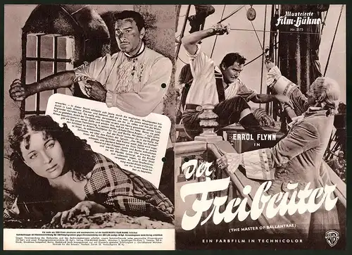 Filmprogramm IFB Nr. 2173, Der Freibeuter, Errol Flynn, Roger Livesey, Regie: William Keighley