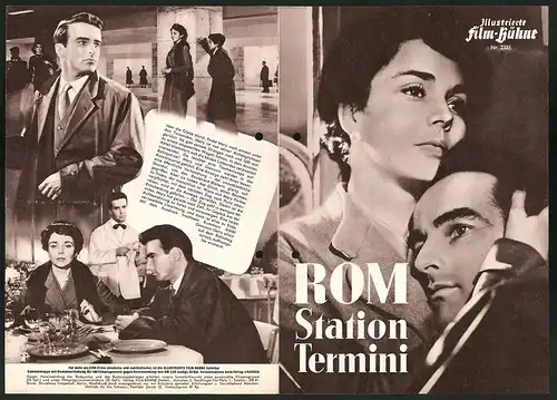 Filmprogramm IFB Nr. 2335, Rom - Station Termini, Jennifer Jones, Montgomery Clift, Regie: Vittorio de Sica