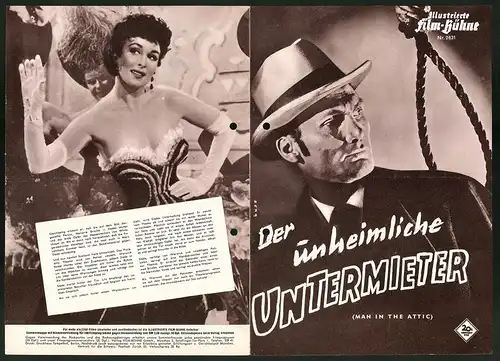 Filmprogramm IFB Nr. 2431, Der unheimliche Untermieter, Jack Palance, Constance Smith, Regie: Hugo Fregonese