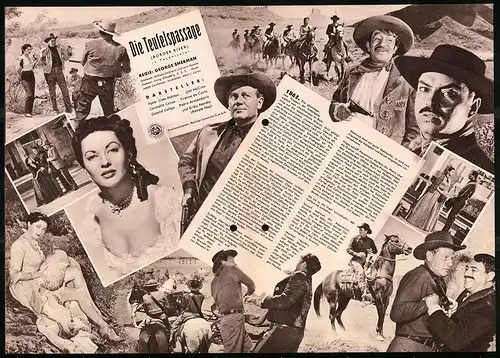 Filmprogramm IFB Nr. 2357, Die Teufelspassage, Joel McCrea, Yvonne de Carlo, Regie: George Sherman