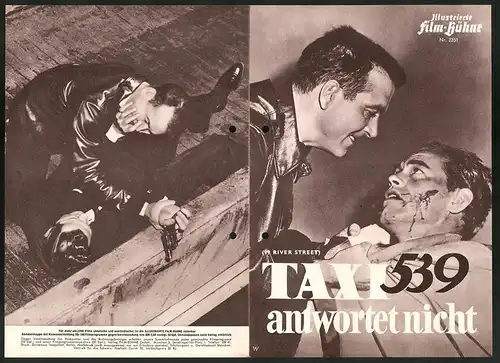 Filmprogramm IFB Nr. 2351, Taxi 539 antwortet nicht, John Payne, Evelyn Keyes, Regie: Phil Karlson
