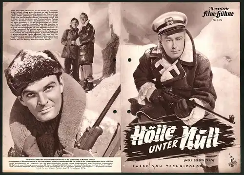 Filmprogramm IFB Nr. 2474, Hölle unter Null, Alan Ladd, Joan Tetzel, Basil Sydney, Regie: Mark Robson