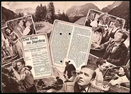 Filmprogramm IFB Nr. 2470, Das Kreuz am Jägersteig, Jester Naefe, Armin Dahlen, Regie: Hermann Kugelstadt