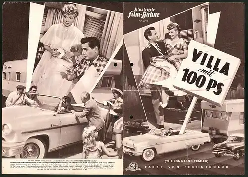 Filmprogramm IFB Nr. 2566, Villa mit 100 PS, Lucille Ball, Desi Arnaz, Marjorie Main, Regie: Vincente Minnelli