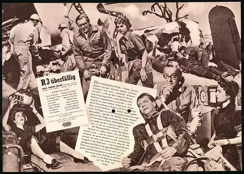Filmprogramm IFB Nr. 2990, R3 überfällig, William Lundigan, Herbert Marshall, Martha Hyer, Regie: Richard Carlson