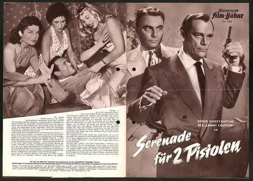 Filmprogramm IFB Nr. 2708, Serenade für 2 Pistolen, Eddie Constantine, Nadja Gray, Regie: Bernard Borderie