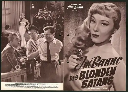 Filmprogramm IFB Nr. 2435, Im Banne des blonden Satans, Eddie Constantine, Dominique Wilms, Regie: Bernard Borderie