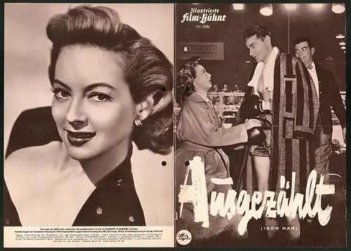 Filmprogramm IFB Nr. 2986, Ausgezählt, Jeff Chandler, Evelyn Keyes, Stephen McNally, Regie: Joseph Pevney