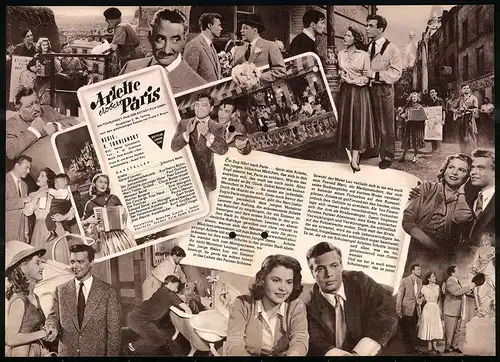 Filmprogramm IFB Nr. 2043, Arlette erobert Paris, Johanna Matz, Karlheinz Böhm, Paul Dahlke, Regie: V. Tourjansky
