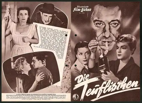 Filmprogramm IFB Nr. 2765, Die Teuflischen, Simone Signoret, Vera Clouzot, Regie: Henri-Georges Clouzot