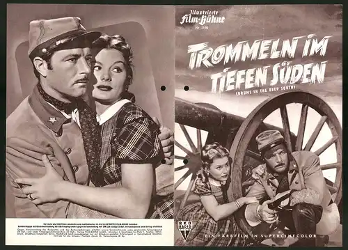 Filmprogramm IFB Nr. 2190, Trommeln im Süden, James Craig, Barbara Payton, Regie: William Cameron Manzies