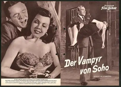 Filmprogramm IFB Nr. 2665, Der Vampyr von Soho, Cesar Romero, Simone Silva, Regie: Richard Vernon