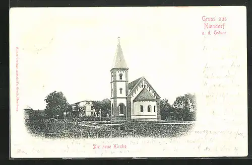 AK Niendorf a. d. Ostsee, Die neue Kirche