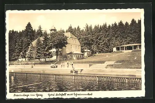 AK Braunlage im Harz, Hotel mit Schwimmbad