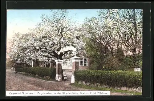 AK Scharbeutz, Augustusbad in der Kirschenblüte