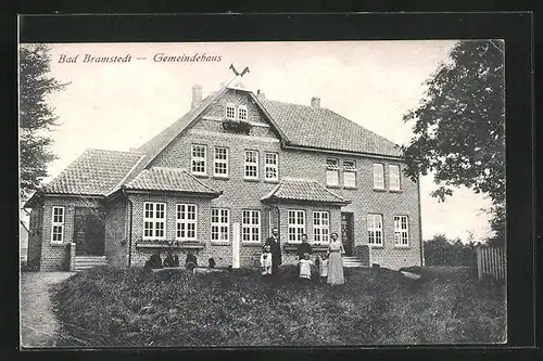 AK Bad Bramstedt, Gemeindehaus im Sommer