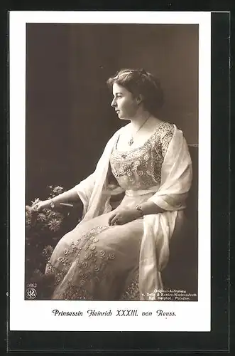 AK Prinzessin Heinrich XXXIII. von Reuss