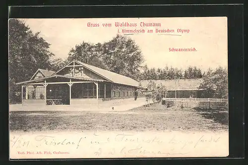 AK Wingst, Gasthaus Waldhaus Thumann am Deutschen Olymp