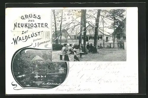 AK Neukloster, Restaurant zur Waldlust v. J. Dammann