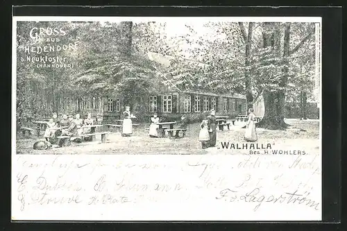 AK Hedendorf b. Neukloster, Gasthaus Walhalla von H. Wohlers