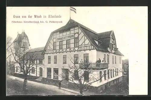 AK Jork / Wisch, Gasthaus Fährhaus Kirschenland