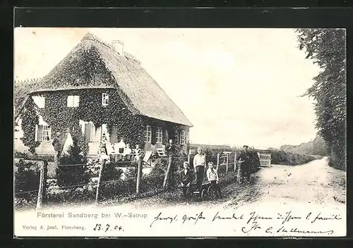 AK Westsatrup, Gasthaus Zum Sandberg