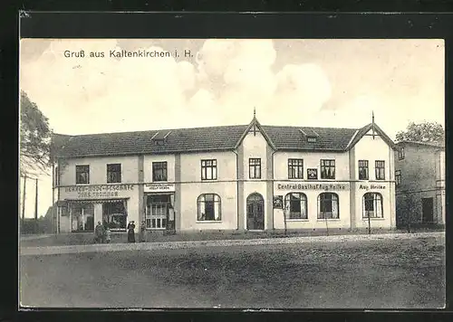 AK Kaltenkirchen i. H., Gasthaus August Heilke