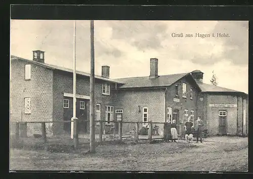 AK Hagen / Holstein, Gasthaus Zur Erholung