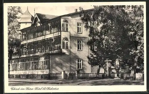 AK Elend / Harz, Hotel St. Hubertus