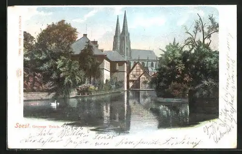 AK Soest, Kirche am Grossen Teich