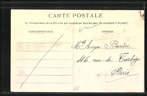 AK Cardinal-Légat, Réception au Pont St. Michel de Son Eminence Mgr. Lecot 1908, L`Arc de Triomphe