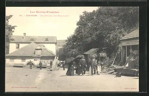 AK Capvern, Fromenade des Baigneurs