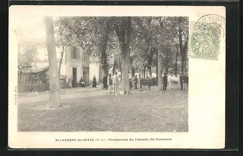 AK St-Laurent-de-Neste, Promenade du Clouzet, Un Concours