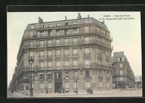 AK Paris, Rue de Prony et 50, Boulevard de Courcelles