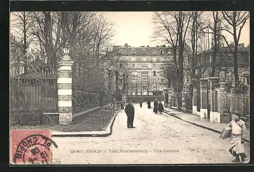 AK Paris, Villa Montmorency, Une Avenue