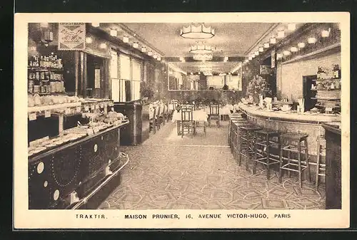 AK Paris, Maison Prunier, 16, Avenue Victor-Hugo