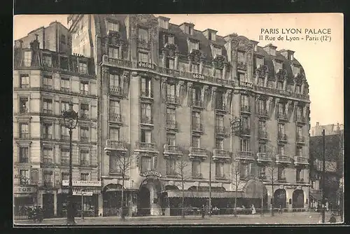AK Paris, Paris Lyon Palace, 11, Rue de Lyon