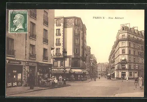 AK Paris, Hotel, Rue Alibert