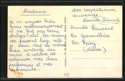 AK Epiry, Quartier des Ecoles