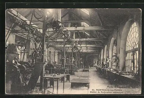 AK Montceau-les-Mines, Atelier de Perforation mécanique