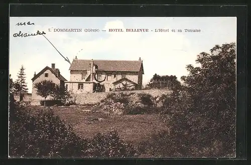 AK Dommartin, Hotel Bellevue, l'Hotel et sa Terrasse