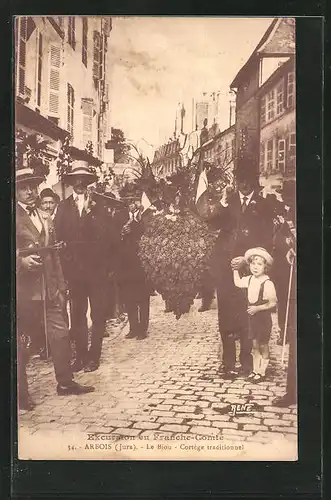 AK Arbois, le Biou, Cortége traditionnel