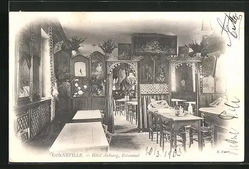 AK Gonneville, Hôtel Aubourg, Estaminet